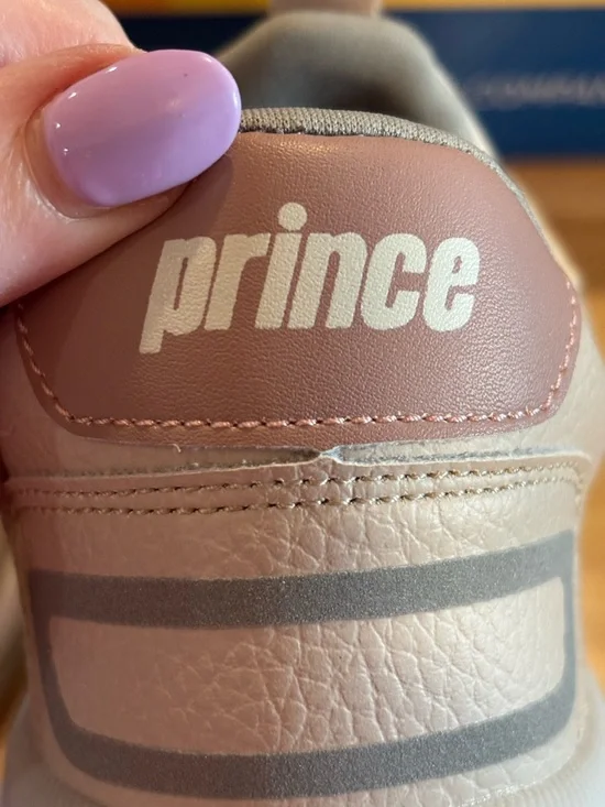 Prince Beige and Pink Casual Sneakers - Picture 6 of 8